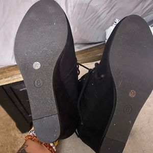 Black booties women’s size 8